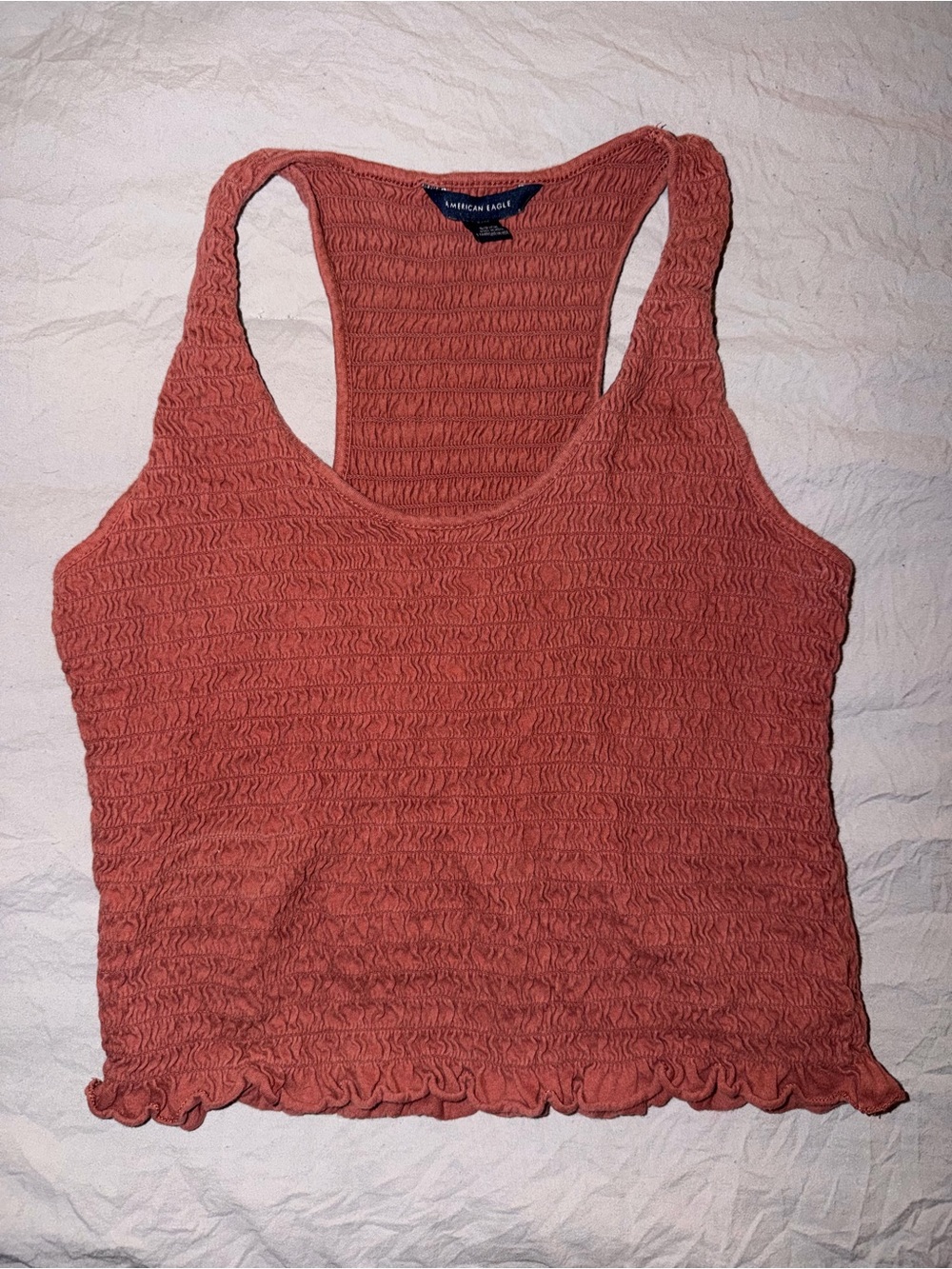 American Eagle Outfitters Women's Rust Tank Top Size Small
